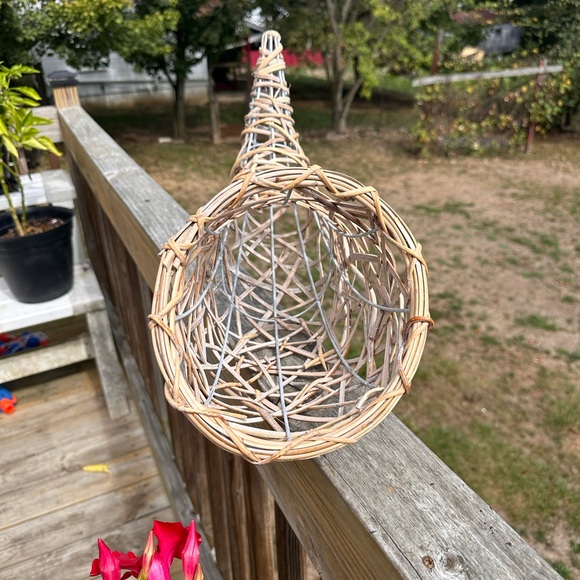 Vintage Cornucopia Basket Horn of Plenty 18” Fall Thanksgiving Centerpiece - Picture 4 of 9